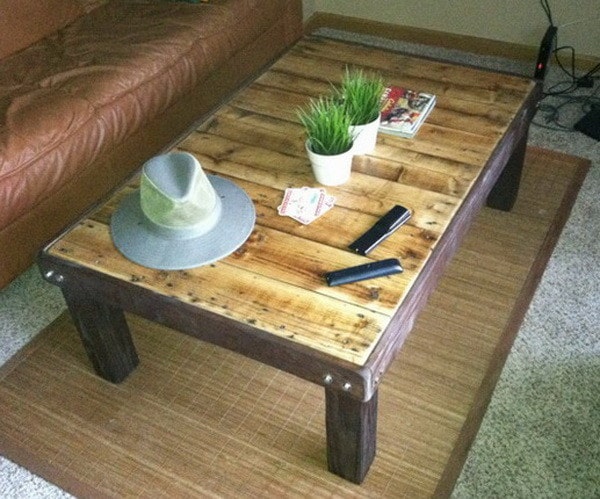 Coffee Table Made Out of Pallets
