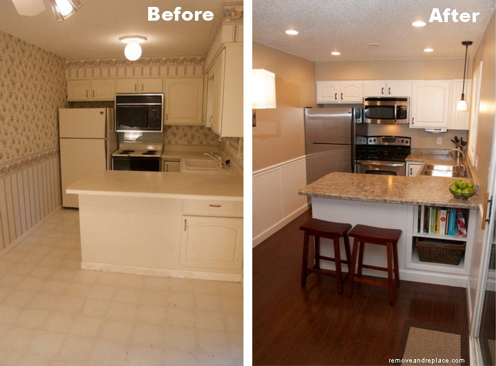 Beautiful Kitchen Remodel On A Budget - Before and After Pictures