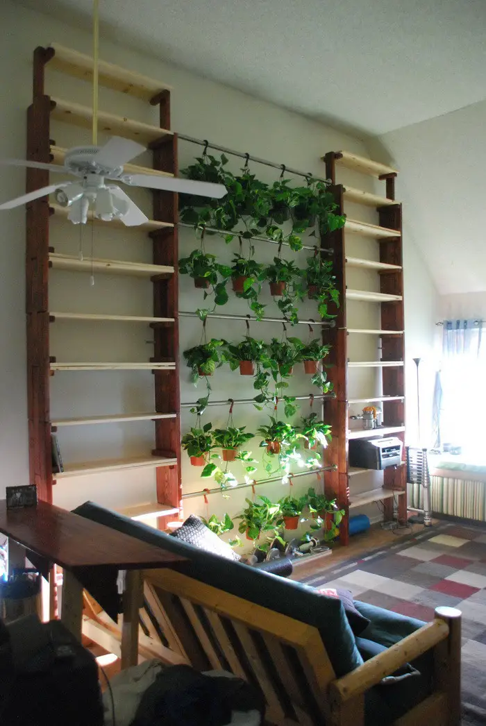 custom bookshelf for vaulted ceilings_5