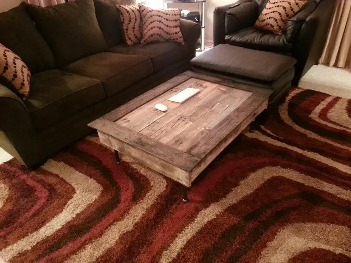Build A Pallet Coffee Table In 4 Hours For $20 Dollars ...