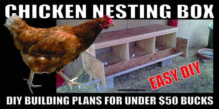 Chicken Co-op Nesting Boxes Plans