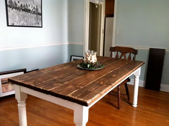 how to build a vintage dining room table_14