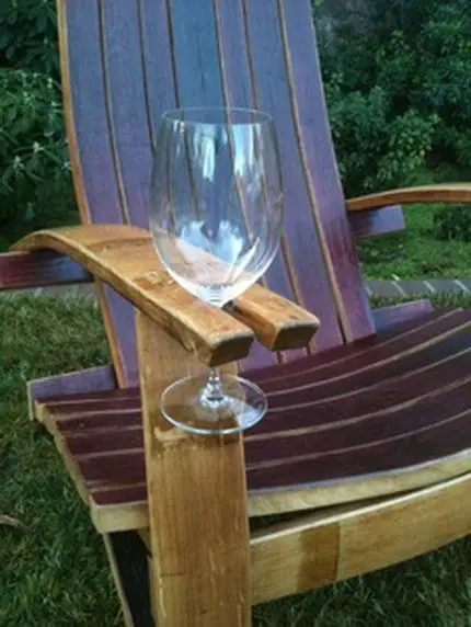 Chair with Wine Holder