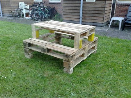 Table Made From Wooden Pallets