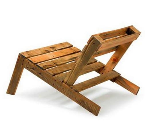 wood lawn chair