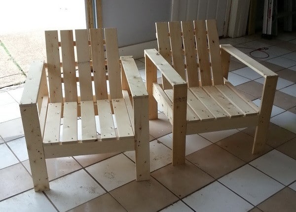 Diy Wood Patio Chairs