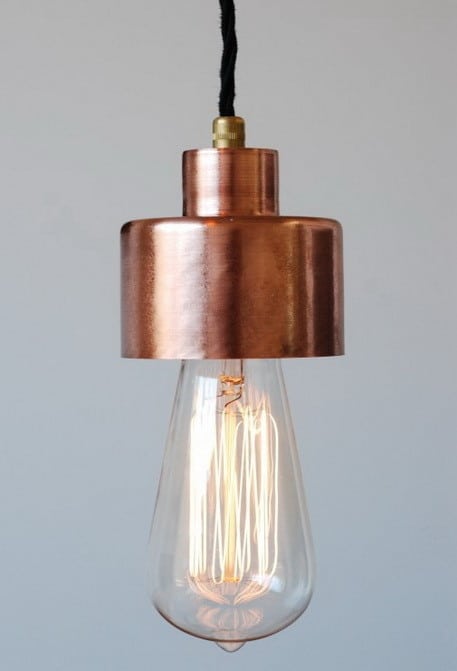 Edison Bulb Pendant Style Copper Hanging Light