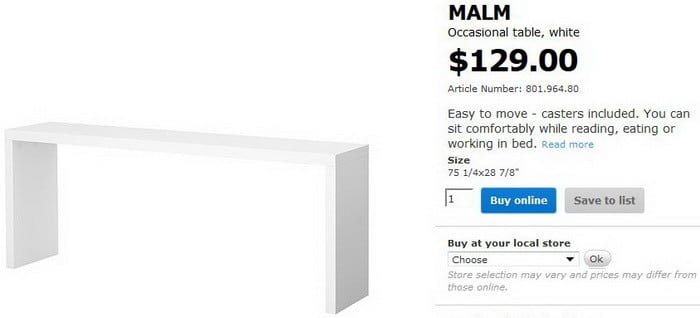 Ikea Occasional Bed Table Occasional Table Ikea Malm