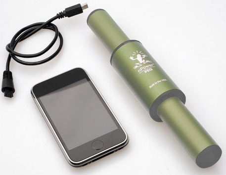 PEG (Personal Energy Generator) Recharge your hand-held electronic devices with the kinetic energy