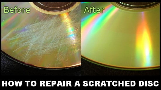 How do you fix a scratched CD?