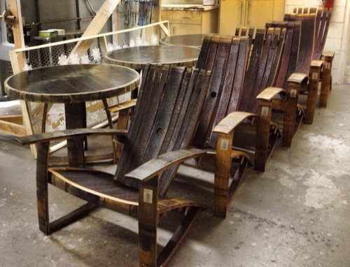  Whiskey And Wine Barrel Recycled Furniture  RemoveandReplace.com