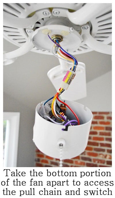 How To Fix A Ceiling Fan Light Switch Pull Chain ...