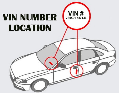 where is my cars vin number located