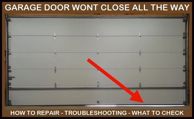 Simple Garage Door Not Opening Or Closing All The Way for Small Space