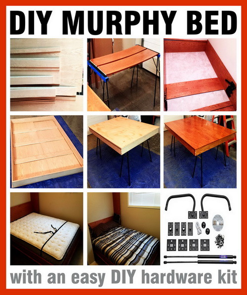 How To Build A DIY Murphy Bed With Hardware Kit