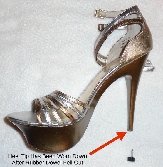 High Heel Shoe Repair - DIY Rubber Tip Replacement | RemoveandReplace ...