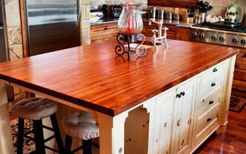 Kitchen Countertops Made of Wood_07