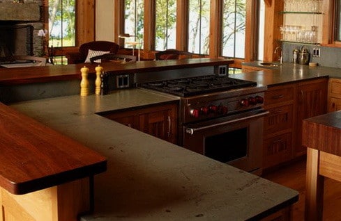 Kitchen Countertops Made of Wood_21