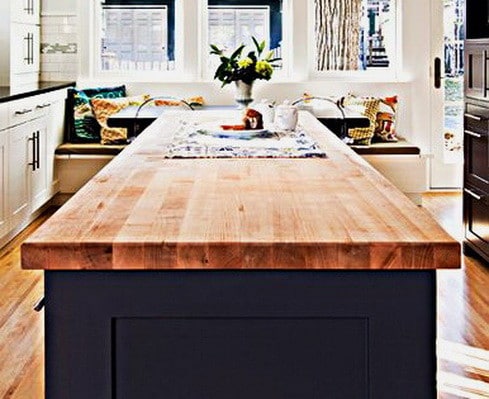 Kitchen Countertops Made of Wood_23