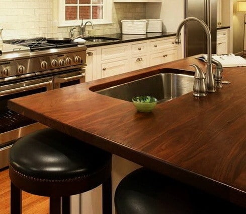 Kitchen Countertops Made of Wood_33