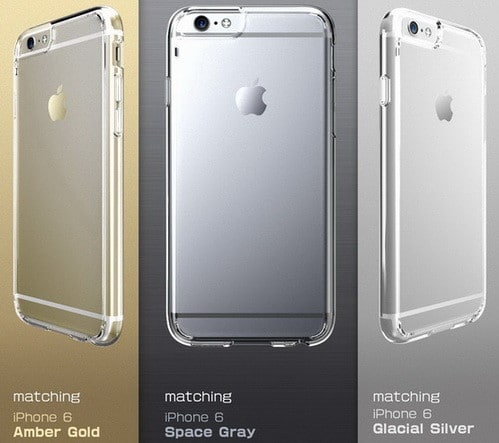 iPhone 6 Plus Case [Scratch Resistant] i-Blason Clear Halo Series Apple iPhone 6 Plus Case 5.5 inch Hybrid Cover (Clear)