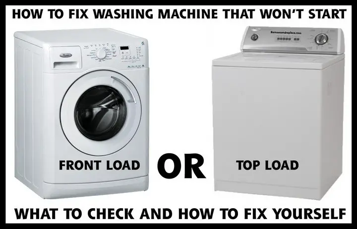Washing Machine Won't Start After Filling With Water