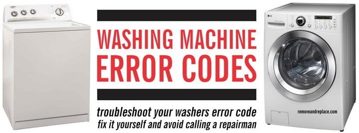 How do you reset a Samsung washer after receiving an error code?