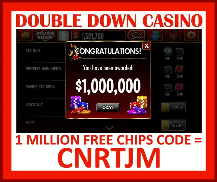 Double Down Casino Free Chips