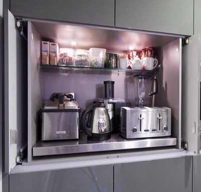 40 Appliance Storage Ideas For Smaller Kitchens | RemoveandReplace.com