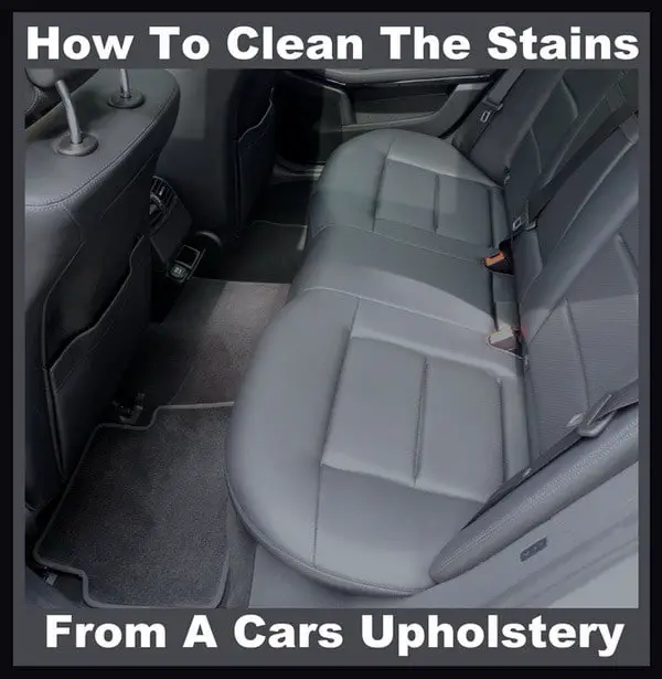 clean dirty car upholstery