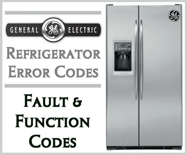 GE fridge error codes