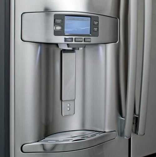 GE refrigerator dispenser and led lcd panel