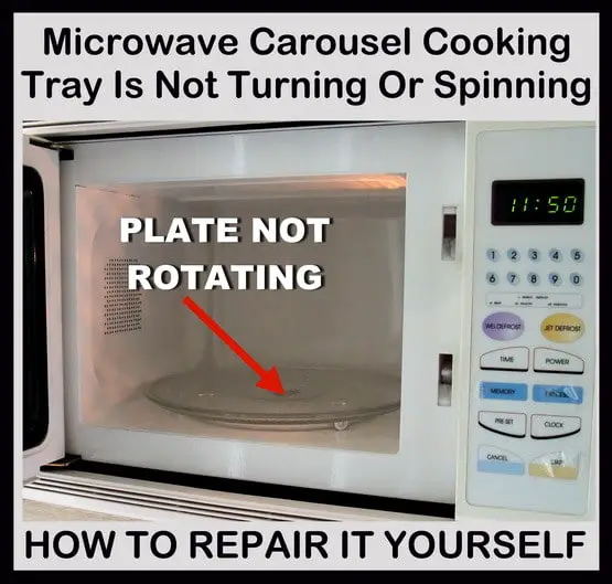 microwave plate not turning