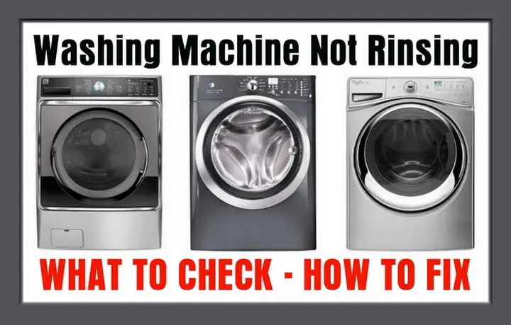 Washing Machine Not Rinsing - How To Fix ...