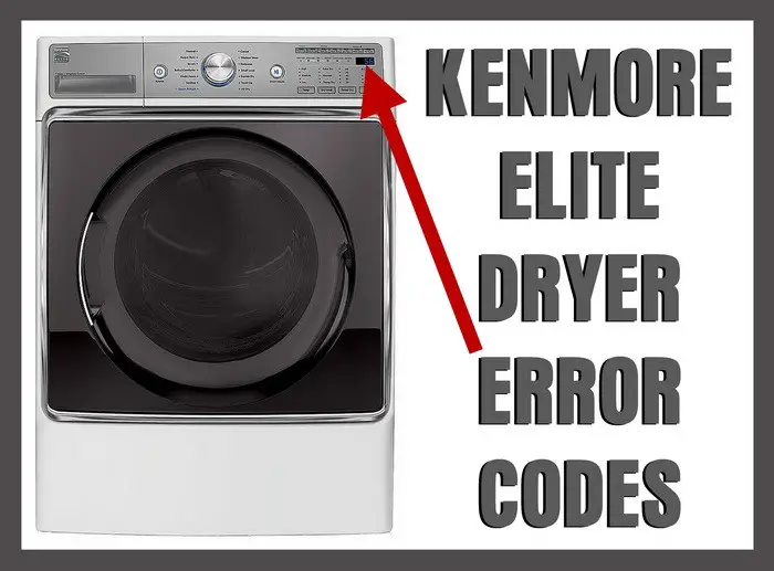 kenmore dryer elite error codes code fault washer oven troubleshooting remove he4t repair dryers removeandreplace troubleshoot display range f3 f10