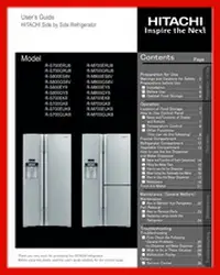 Hitachi Refrigerator Troubleshooting Manual Free PDF Download