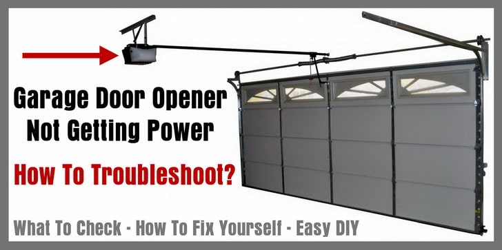 Creative Craftsman Garage Door Opener Troubleshooting No Power with Electrical Design