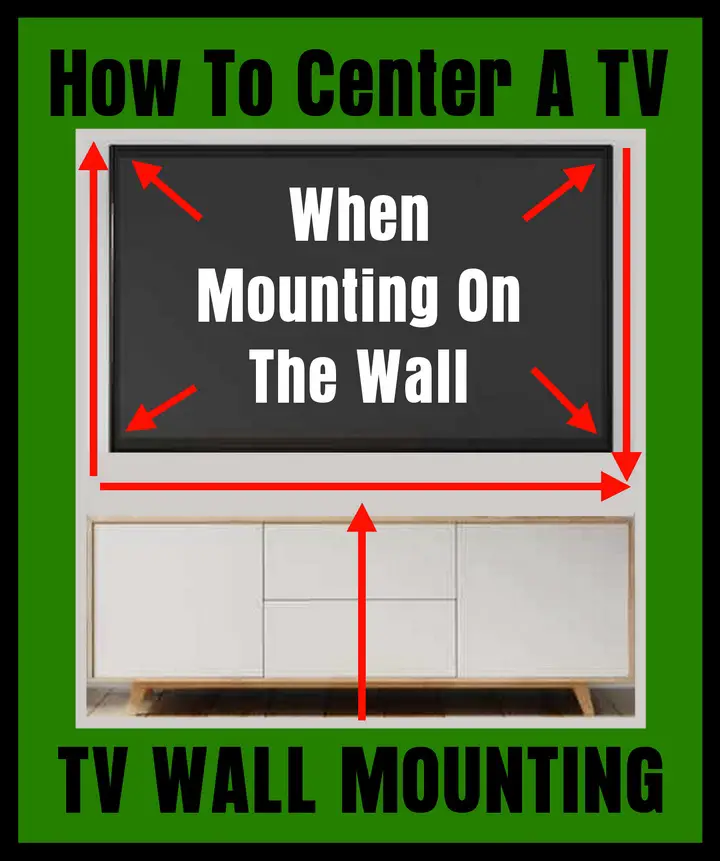 How To Center A TV When Mounting On The Wall
