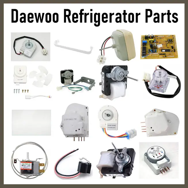 Daewoo refrigerator parts