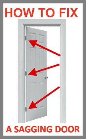 fix sagging door