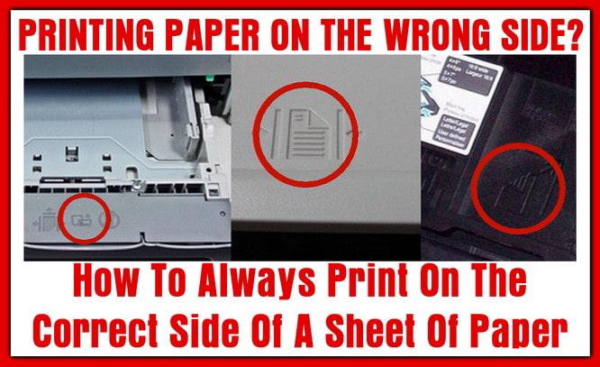 How To Always Print On The Correct Side Of A Sheet Of Paper