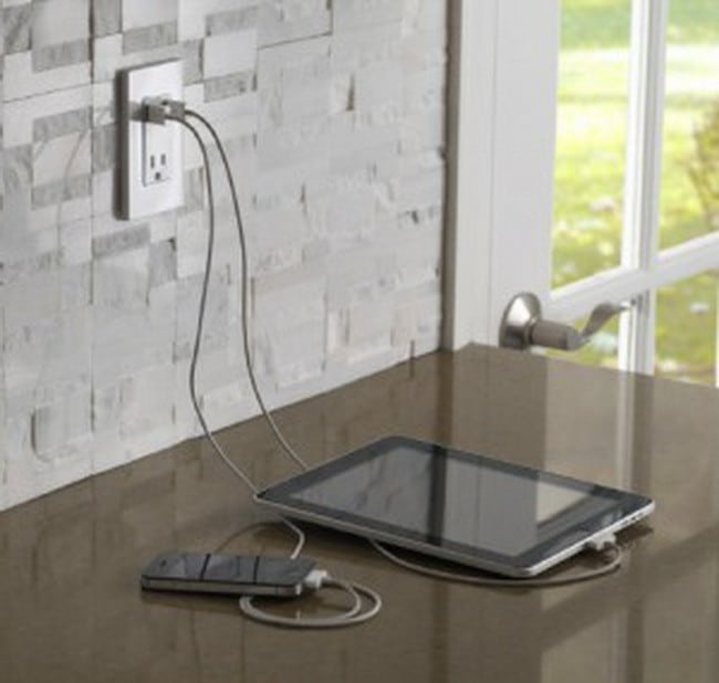 Best Use Of Outlet Space - Electrical Outlet & USB Charging All In One | 0