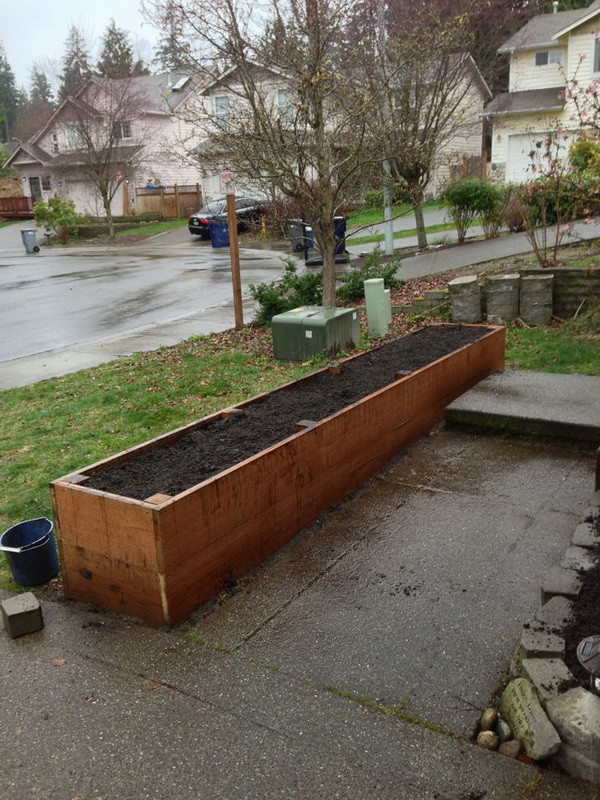 How To Build a Raised Planter Bed for Under $50 For Your 