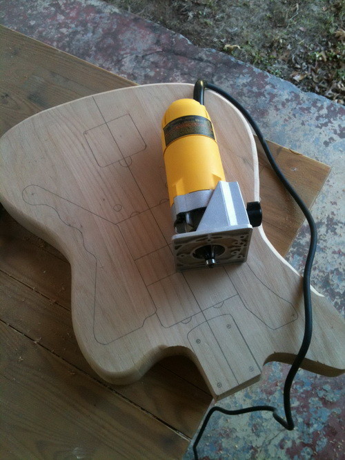 Build an Electric Guitar Yourself - The Process - Step By Step Photos