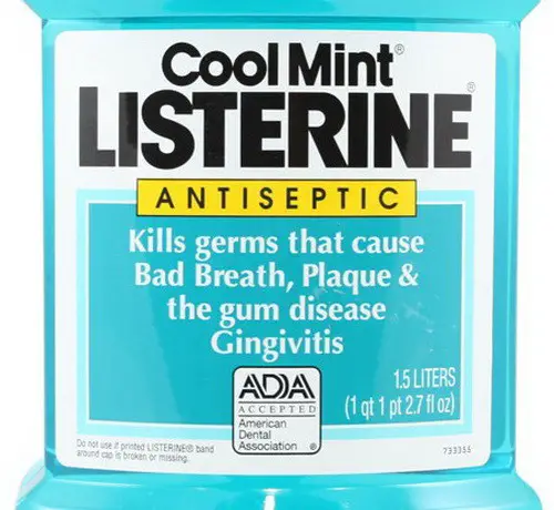 listerine for a sore throat