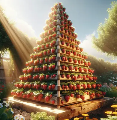 Strawberry Garden Pyramid Tower