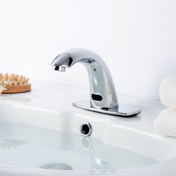 Hands Free Faucet Automatic Electronic Sensor Bathroom Faucet Commercial