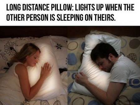 Long Distance Relationship Light Pillows