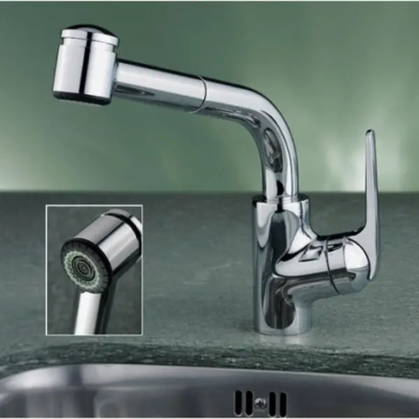 One Handle Pull-Out Spray Kitchen Faucet