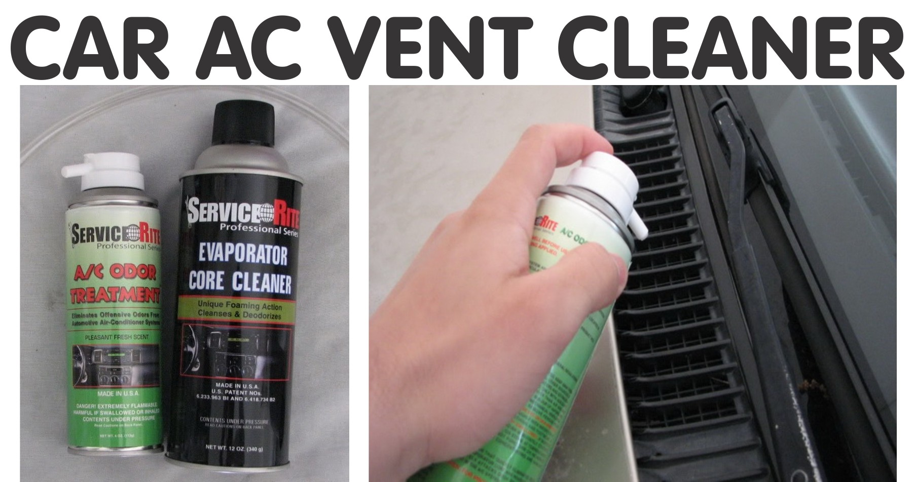 vent ac cleaner spray smell odor system diy cleaning vents bad remove clean interior removeandreplace homemade cleaners air mold evaporator